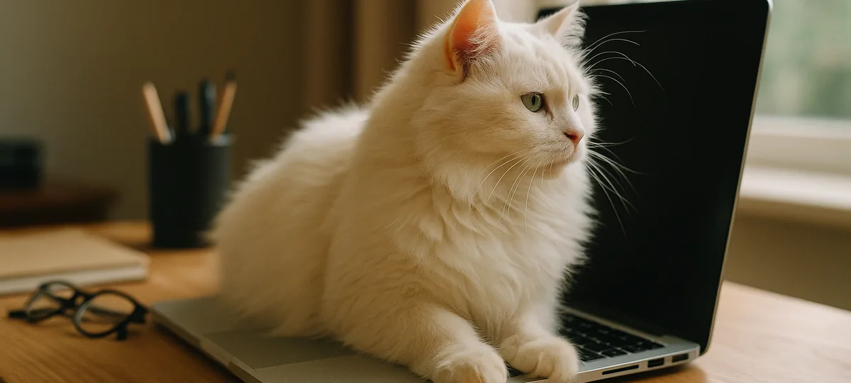 why does my cat sit on my keyboard